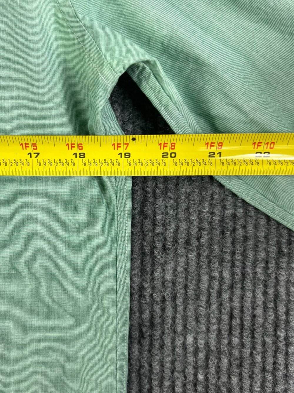 J.Crew Button Down Shirt Mens Small Green Classic Fit Long Sleeve Cotton Pocket - Picture 6 of 12